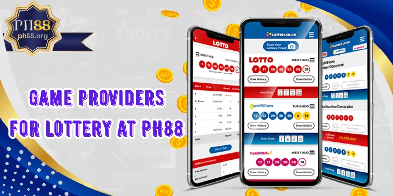 Game providers for lottery at PH88